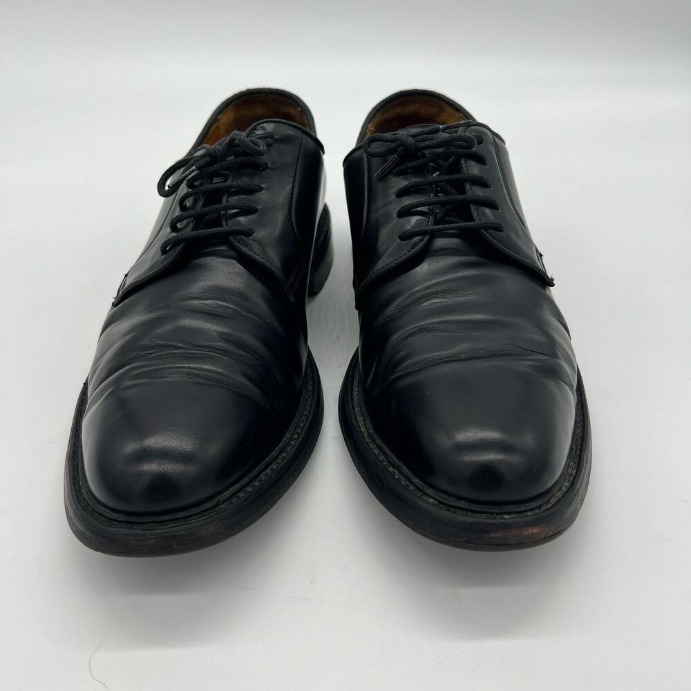 Vintage Goodyear Welted Leather Dress Shoes Black Mens Size 9 Germany Handmade